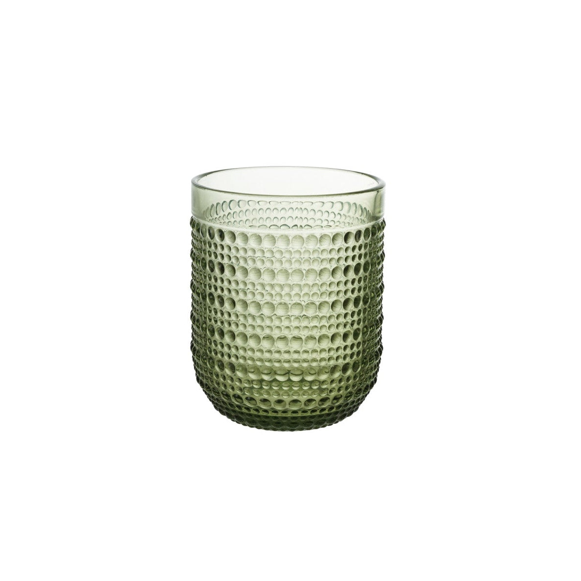 6 oz. Drinking Glass with Raised Dots, Green