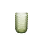 12 oz. Drinking Glass with Raised Dots, Green