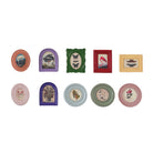 MDF & Resin Mini Framed Art Magnet, 10 Styles