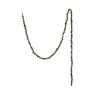 72"L x 3/4"H Foam Ball Garland with Glitter, Champagne Finish